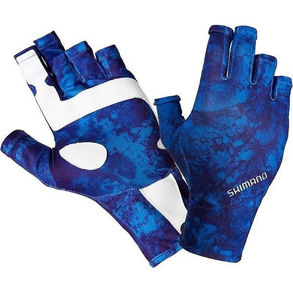 Luva de Pesca Shimano SHMGLOVEBLLXL Azul L/XL