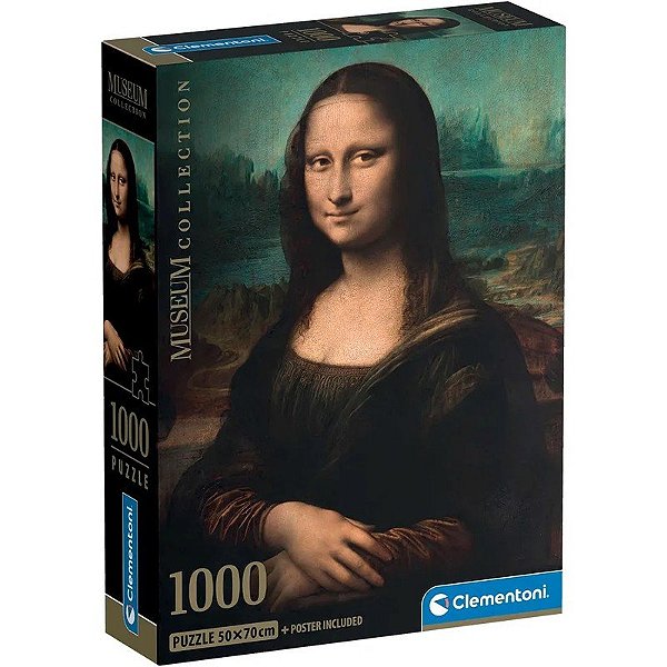 Rompecabeza Beagles Mona Lisa Museum Collection Clementoni - 37094 (1000 pzs)