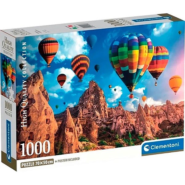 Quebra-cabeça Clementoni Balões na Capadócia - 39988 (1000 peças)