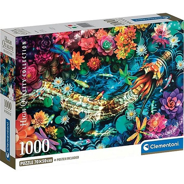Quebra-cabeça Koi River High Quality Collection Clementoni - 39939 (1000 peças)