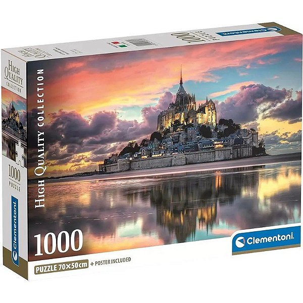 Quebra-cabeça Le Magnifique Mont Saint-Michael High Quality Collection Clementoni - 39769