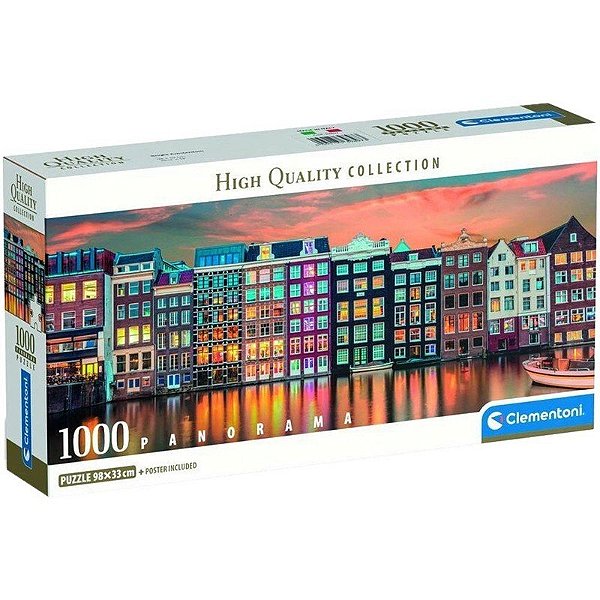 Quebra-cabeça Bright Amsterdam High Quality Collection Clementoni - 35543 (1000 peças)