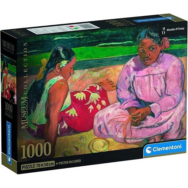 Quebra-cabeça Mulheres do Taiti Coleção do Museu Clementoni - 39775 (1000 peças)