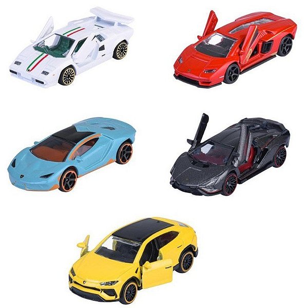Jogo de Carrinhos Lamborghini Majorette - 85-0210-5001 (5 unidades)