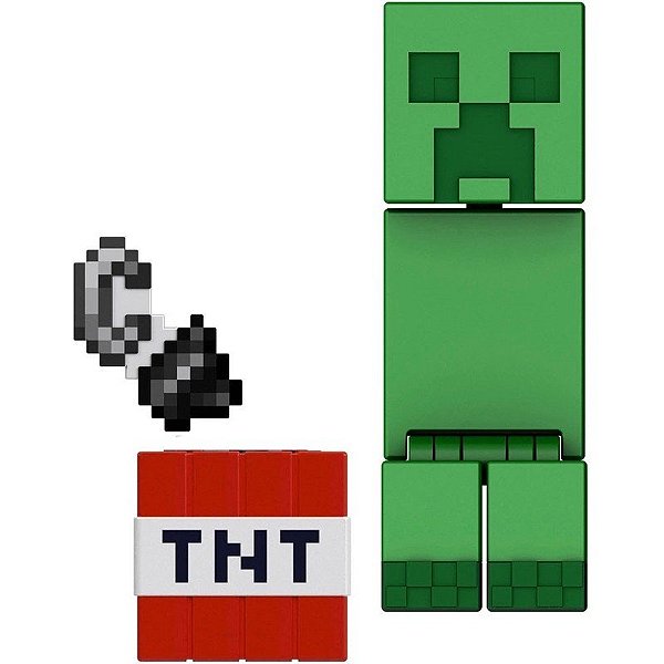 Boneco Creeper Minecraft Mattel - JCN29
