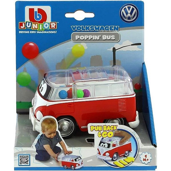 Ônibus Volkswagen Poppin 16-85109 BBJunior - Vermelho