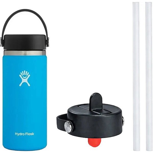 Garrafa Térmica Hydro Flask W16BTS454 473mL + Tampa WSF001 - Laguna