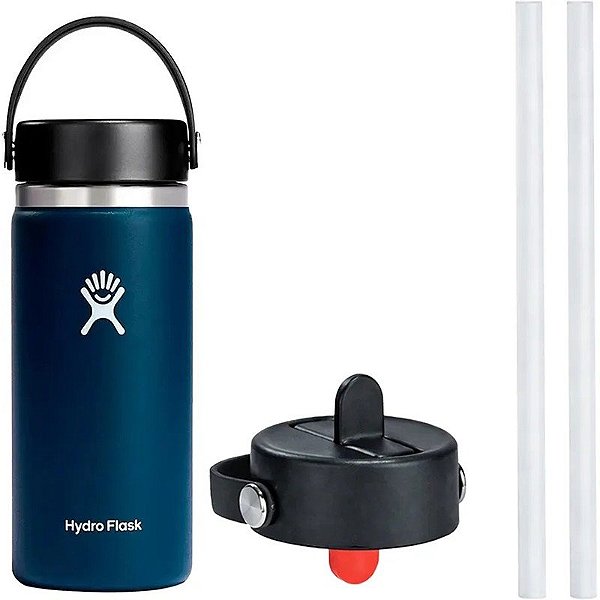 Garrafa Térmica Hydro Flask W16BTS464 473mL com Tampa WFS001 - Anil