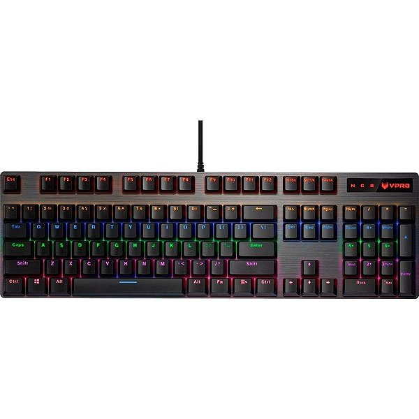 Teclado com Fio Rapoo V500PRO Preto