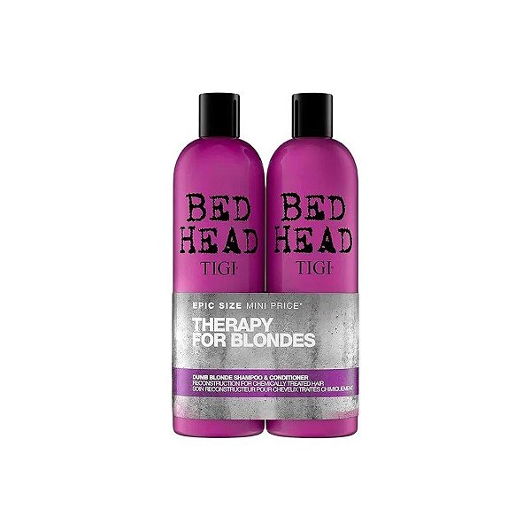 Kit Tigi Bed Head Terapia Para Loiras - Shampoo 750ML + Condicionador 750ML