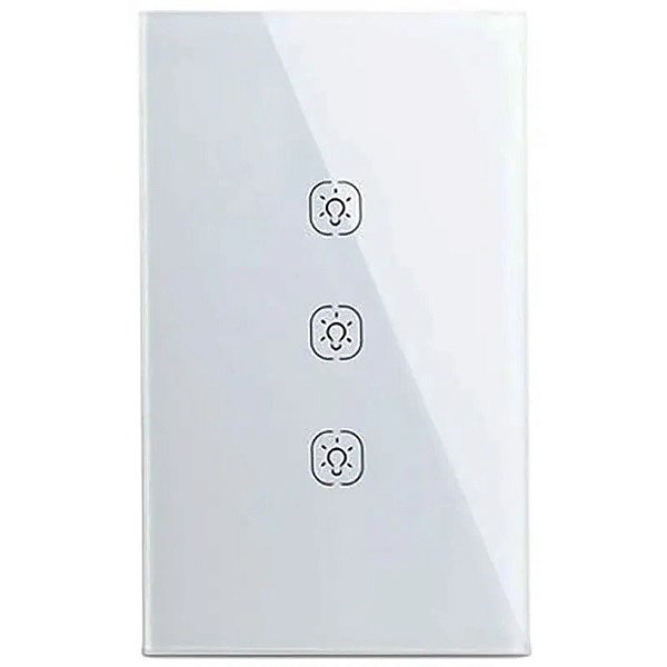 Interruptor Smart de Pared Homie ZN-U03U (HSS03TR) Zigbee (3 Botón Touch)