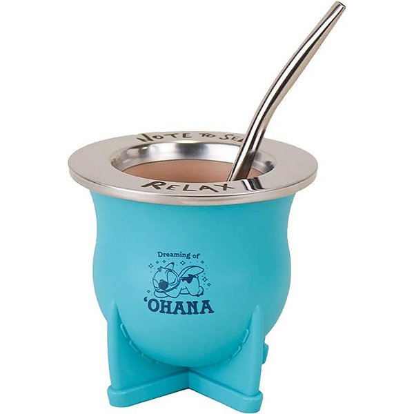 Conjunto de Guampa e Bombilla para Mate PPR - Stitch