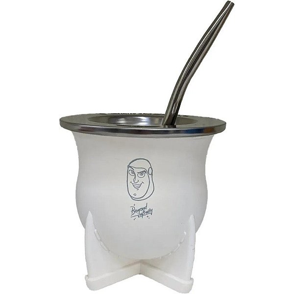 Kit de Chimarrão Guampa + Bombilha PPR - Buzz Lightyear