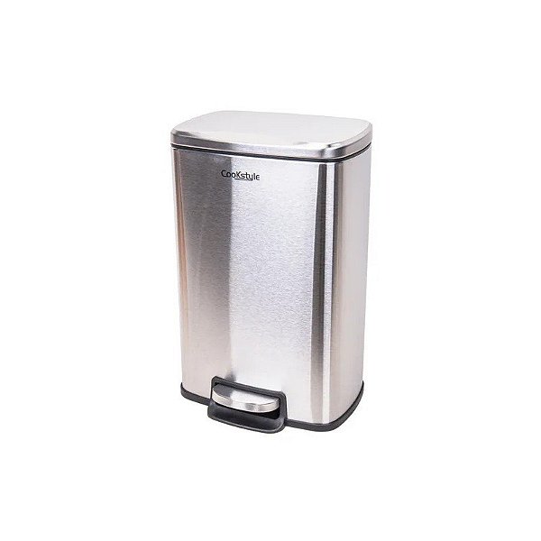 Lixeira de Aço Inox Retangular 5L