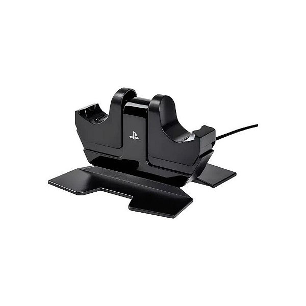Estação de Carga Dual Powera PWA-A-00575 para Controles Play Station 4 - Preto