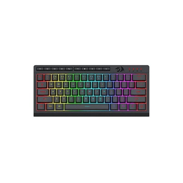 Teclado Gamer Redragon Shiva Pro K522RGB USB-C - Preto