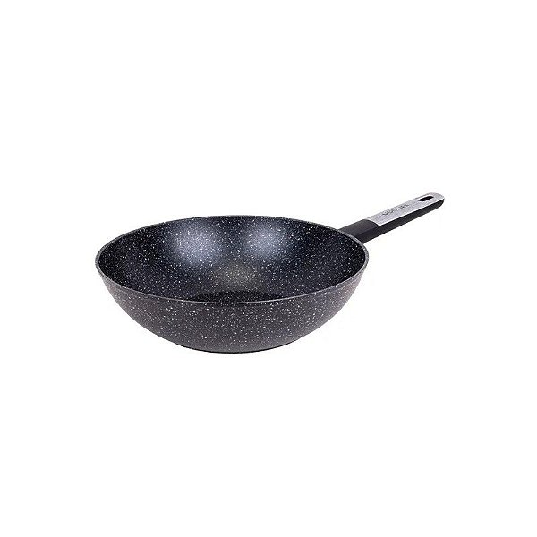 Wok Antiaderente Ucc Life 30cm Preto