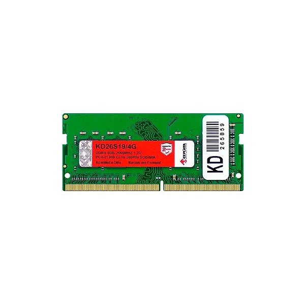 Memória RAM Keepdata KD26S19/4G - 4GB - DDR4 - 2666MHZ - para Notebook