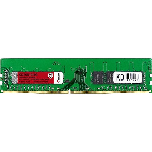 Memória 4GB Keepdata DDR4 2666MHz KD26N19/4G