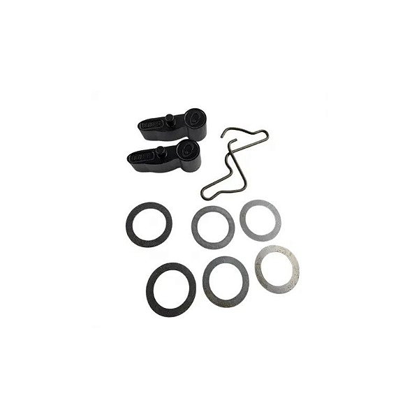Kit Plástico Vittorazi ATOM80/MOSTER185 com Gancho e Arruelas de Calço MP055K
