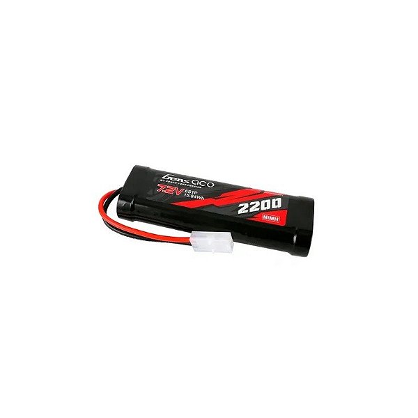 Bateria Gens Ace 7.2V 2200MAH 6-Células Nimh Plug Tamiya
