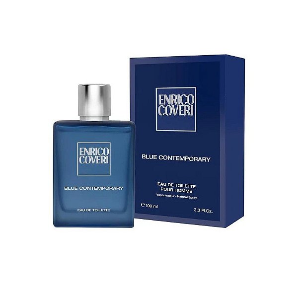 Perfume Enrico Coveri Blue Contemporary Edt 100ml Masculino