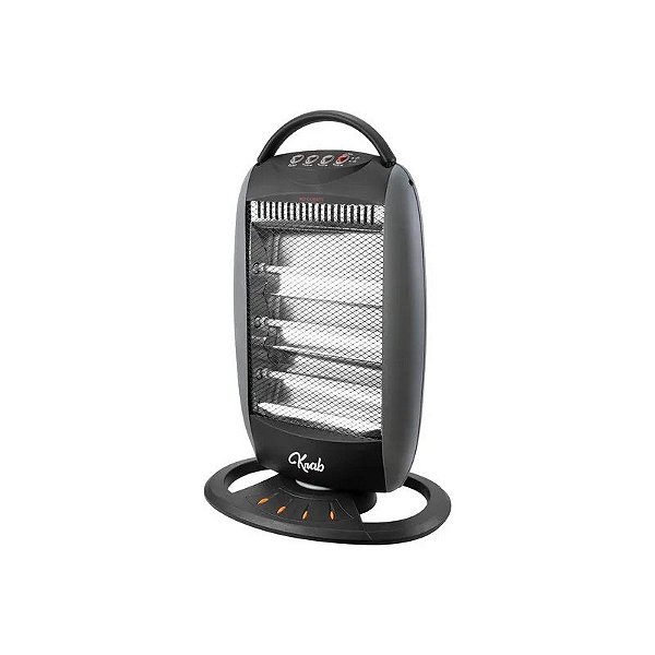 Aquecedor Elétrico Krab KBEO1200 - 1200W - 220V - Preto e Cinza