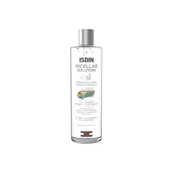 Solução Micelar Isdin 4 Em 1 Demaquilante 400 ML