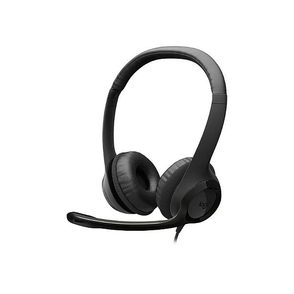 Fone de Ouvido Logitech H390 USB-C - Preto (981-001575)