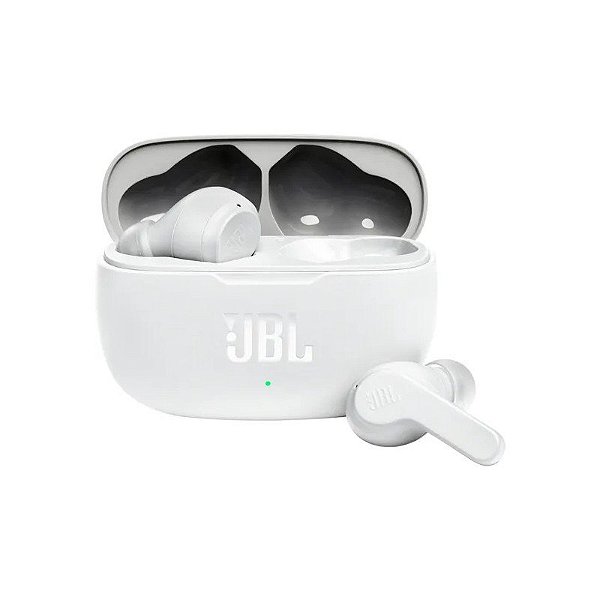 Fone de Ouvido JBL Wave 200TWS Bluetooth - Branco