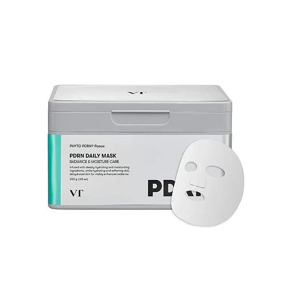 Máscara Facial VT Cosmetics PDRN Diário - 30 Unidades