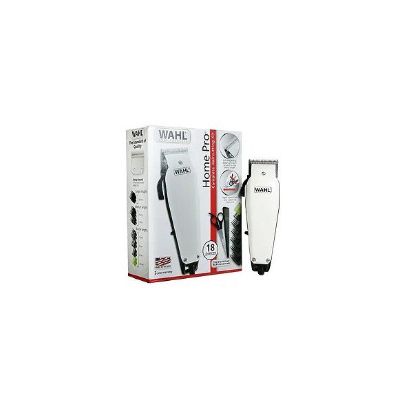 Máquina de Cortar Cabelo Wahl Home Pro 9243-6408 18 Peças 120V - Branca