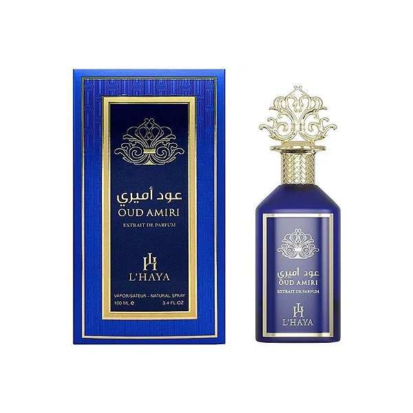 Perfume Unissex L'Haya Oud Amiri Extrato de Perfume 100 ML