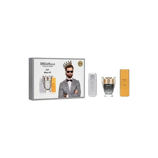Kit Perfume Dream Brand Collection MEN-01 Masculino 25ML