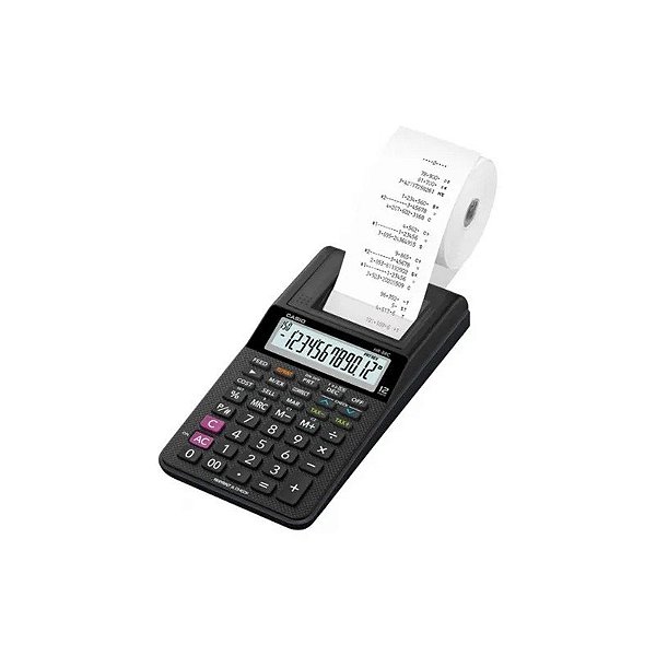 Calculadora Casio HR-8RC com Bobina Preta