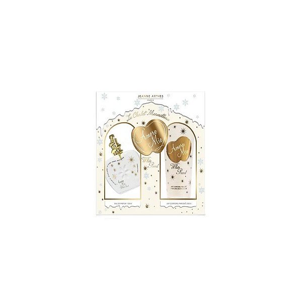 Kit Jeanne Arthes Amore Mio Pérola Branca 100ml 2 Peças