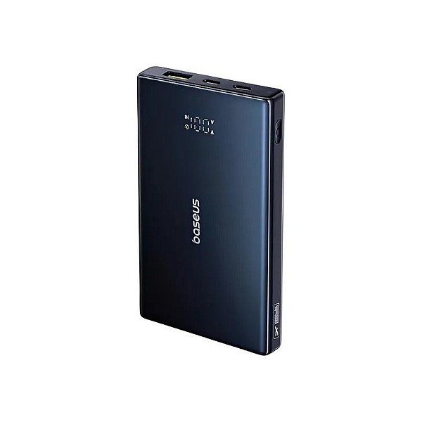 Carregador Portátil Baseus Picogo LCD 10000 Mah 20 W USB-A + 2 USB-C + Cabo USB-C - Preto (10076801123-00)