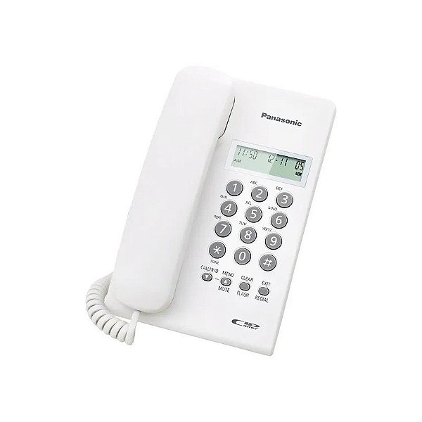 Telefone Panasonic KX-TSC60SX com Fio - Branco