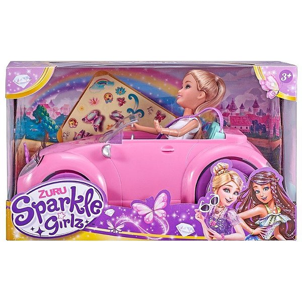 Boneca + Carrro Zuru Sparkle Girlz Conversível com Boneca - 10028