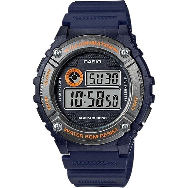 Relógio Unissex Casio Digital W-216H-2BVDF (sem estojo)
