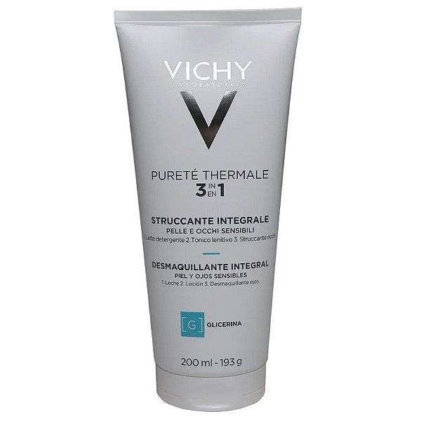 Demaquilante Vichy Pureté Thermale 3 em 1 - 200mL