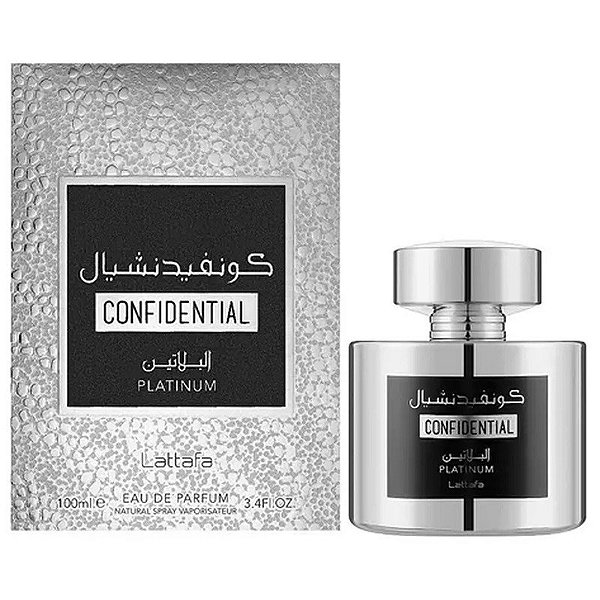 Perfume P.Lattafa Confidential Platinum 100ml EDP