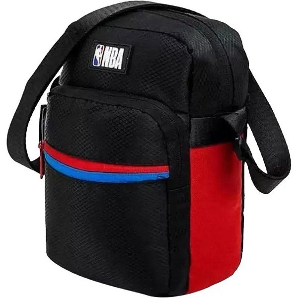 Bolsa NBA MAS.27631 Preto/Vermelho