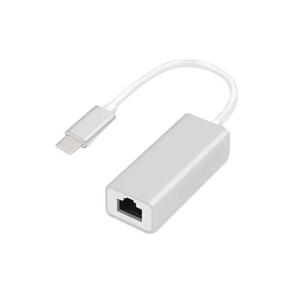 Adaptador USB-C para Ethernet Gigabit Lan 10/100/1000Mbps