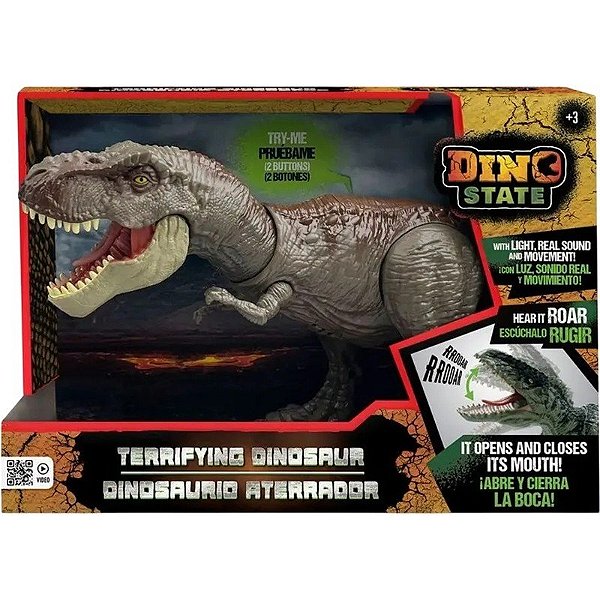 Brinquedo Dinossauro Aterrorizante - Dino State DS031-B