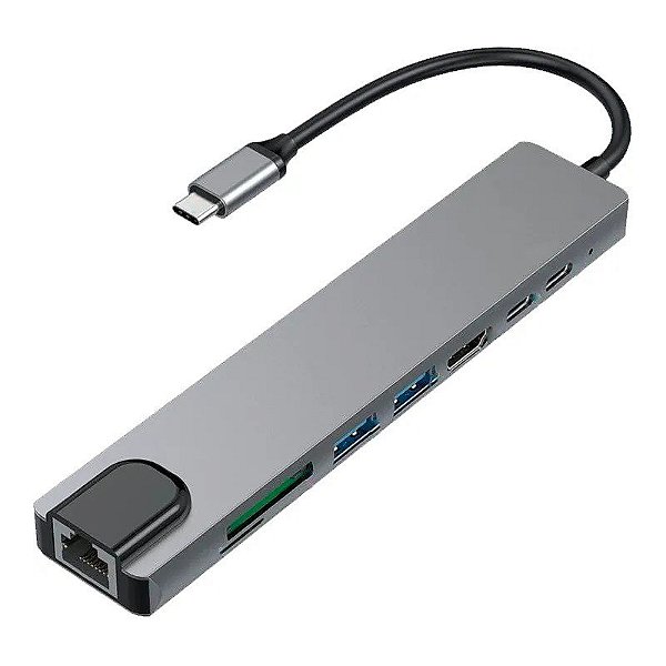 Hub USB-C 3.1 Satellite A-HUBC54 8 em 1