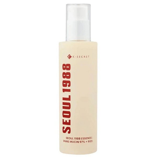 Essência Facial K-Secret Seoul 1988 Snail Mucin 93% + Arroz - 100mL
