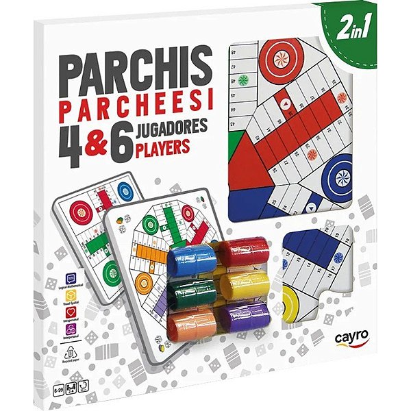 Jogo de Parcis 2 em 1 Cayro 096