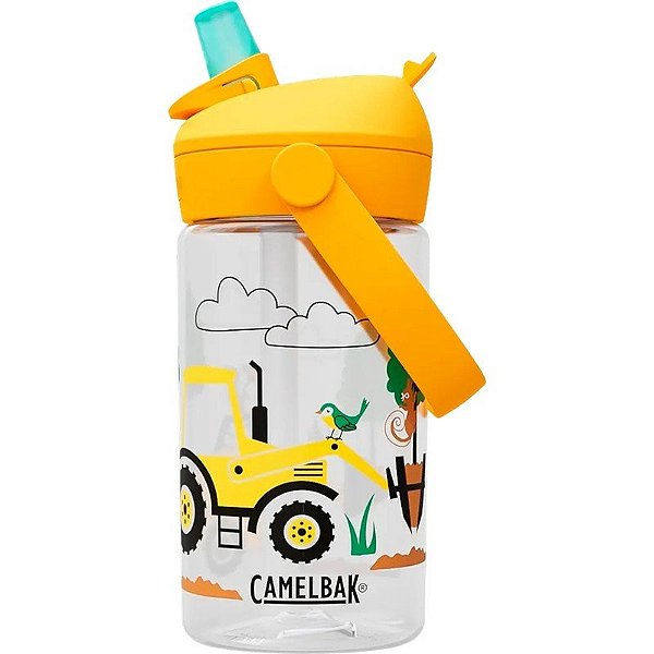 Garrafa Camelbak Thrive Flip Straw Kids 400mL - Tratores e Árvores