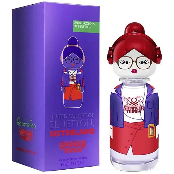 Perfume Benetton United Colors Sisterland Stranger Things EDT 80mL - Feminino